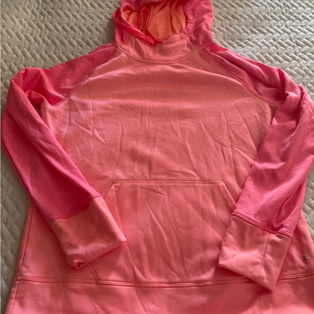 Danskin Now Coral Pink Hoodie